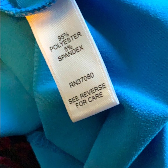 Cato Blue Scoop/Draped Neck Tank - Picture 5 of 5